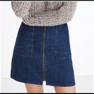 Madewell women’s size 25 jean skirt.